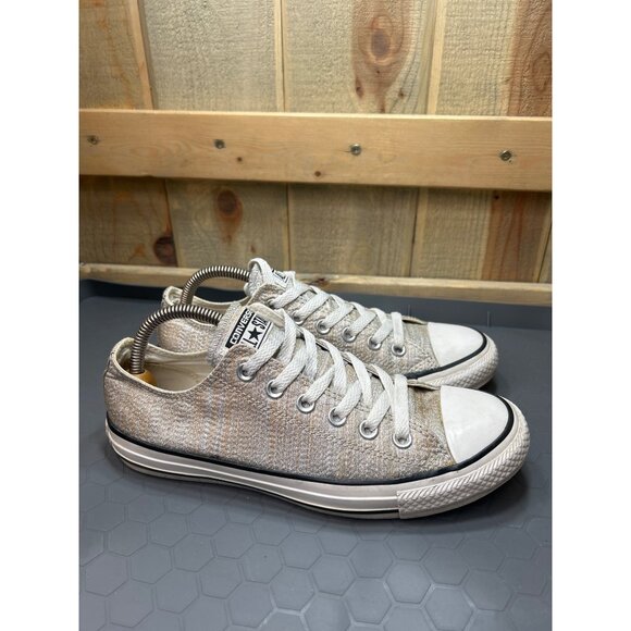 Converse Womens All Star Low-Top Sneakers Size 8 / 39 EU Metallic Shimmer - Picture 1 of 9